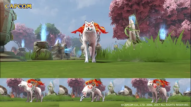 Imagen de Amaterasu, de Okami HD, podría llegar a ser un mensajero en Dota 2