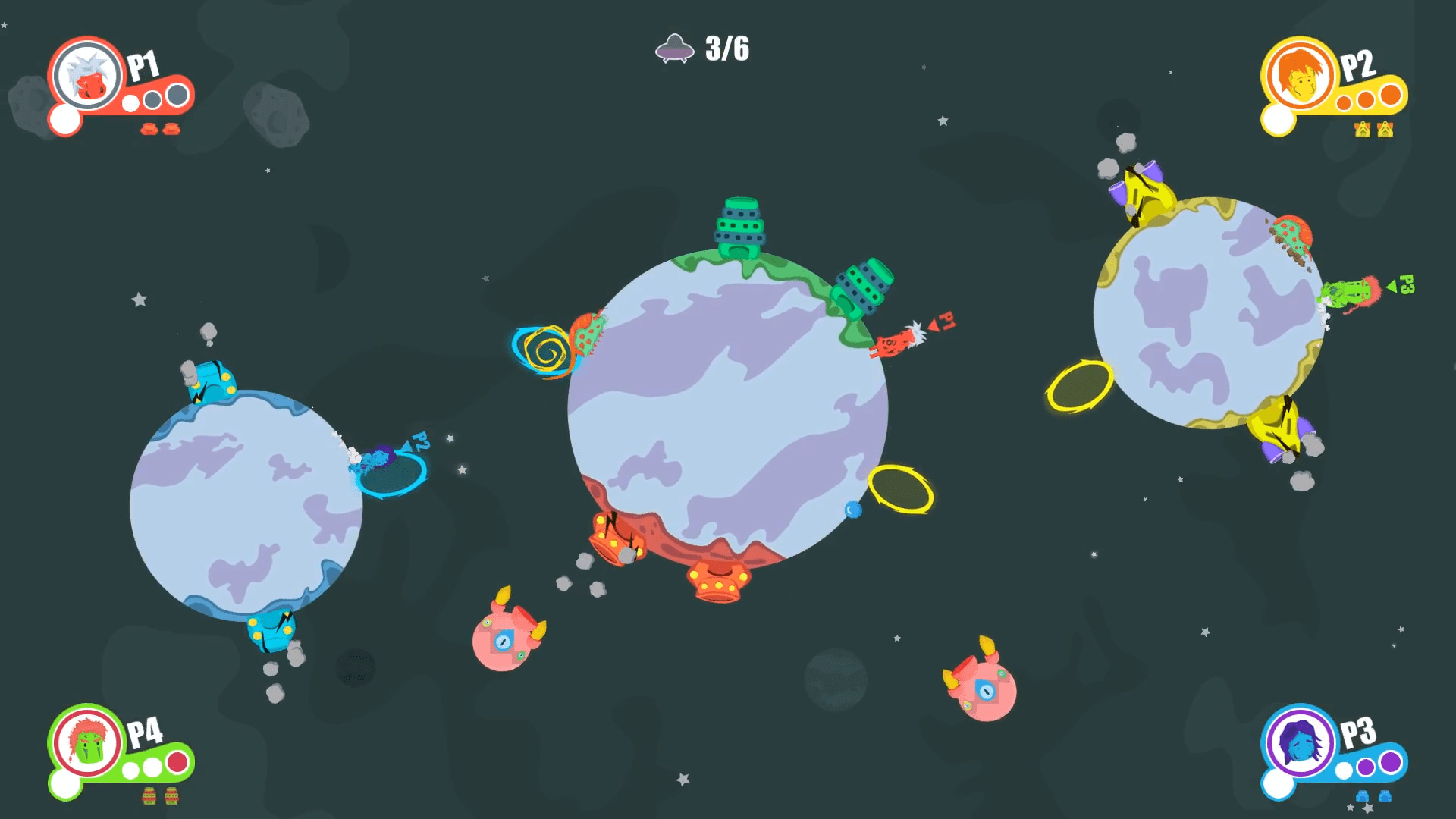 Imagen de Cosmos Defenders llegará a la eShop de Nintendo Switch en 2018