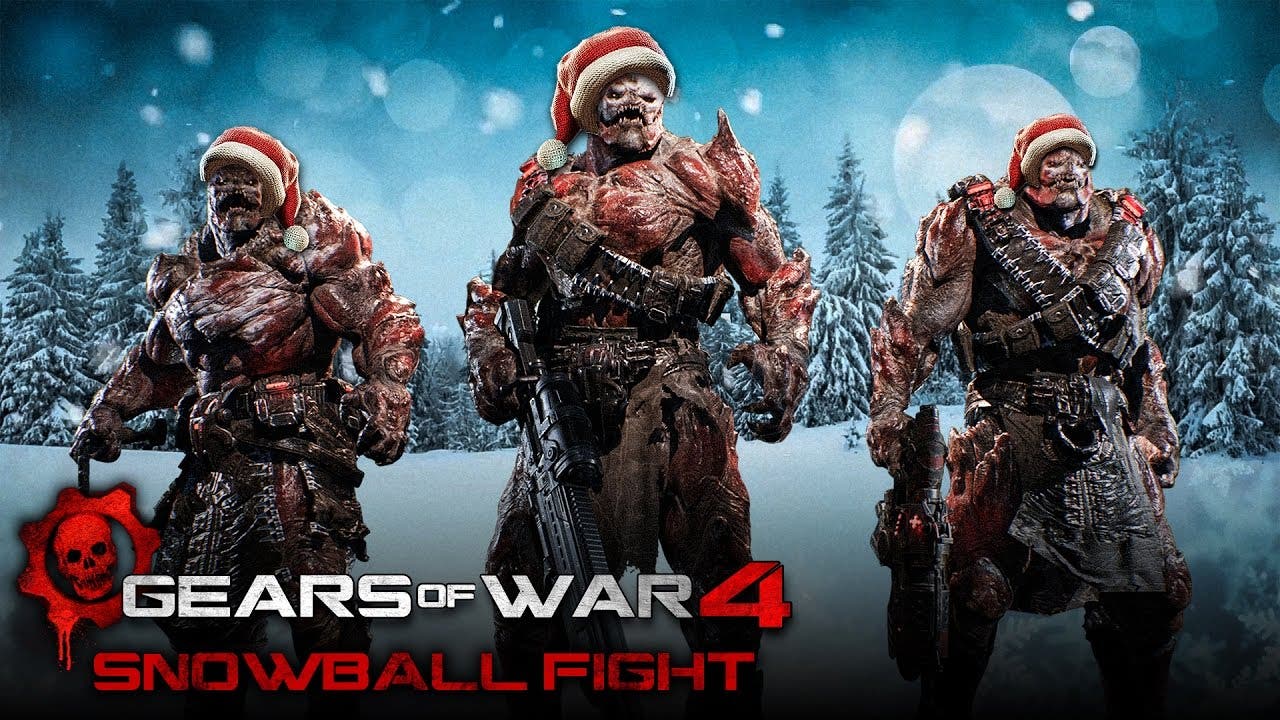 Gears of War 4 Gearsmas 2017 Detailed: Includes Snowball Fights