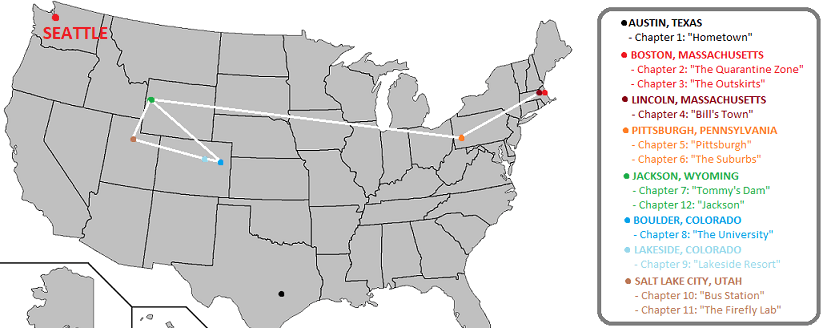 last of us map
