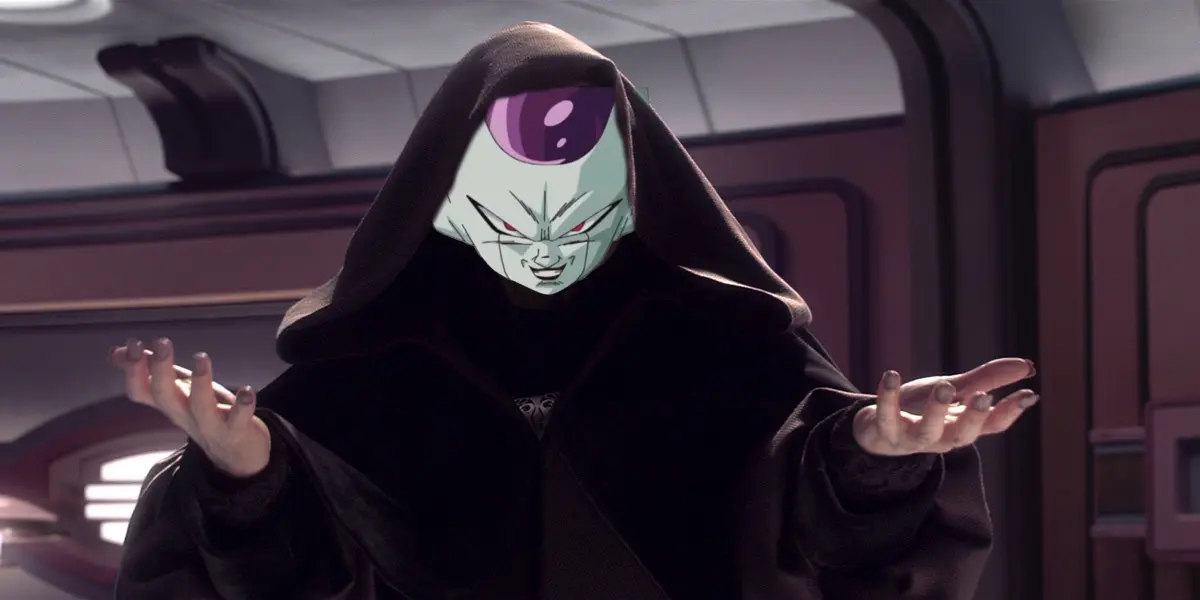 Imagen de Dragon Ball y Star Wars se cruzan en esta espectacular obra de arte