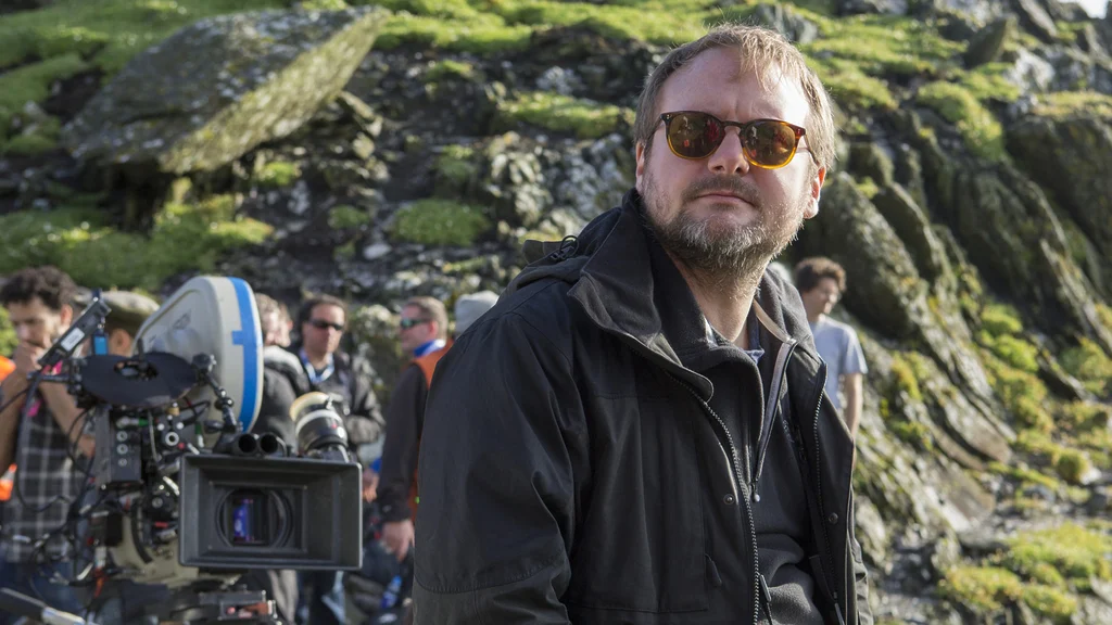 star wars the last jedi rian johnson on set