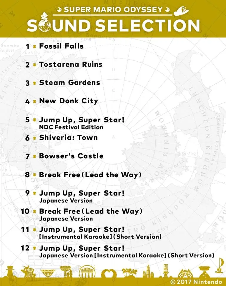 super mario odyssey soundtrack