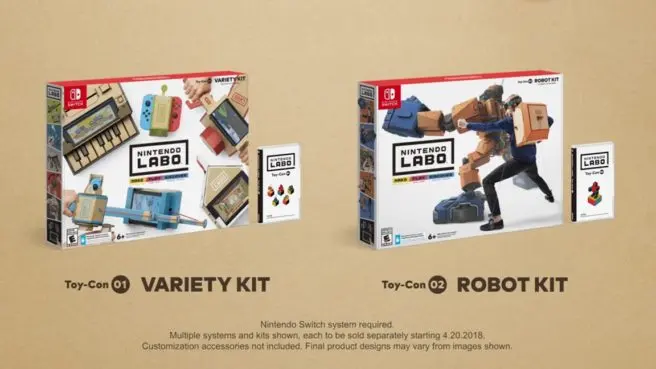 Nintendo Labo packs