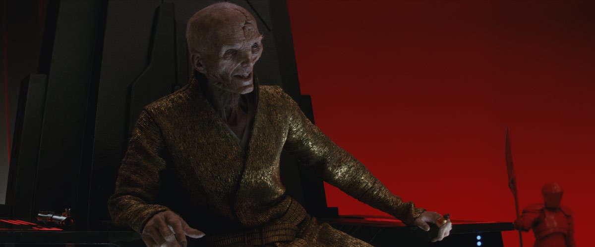 Imagen de Andy Serkis insinúa el regreso de Snoke en Star Wars: Episodio IX