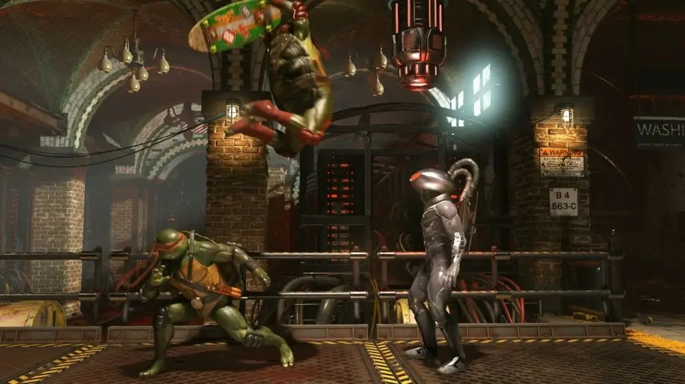Imagen de Observamos por primera vez a las Tortugas Ninja en Injustice 2