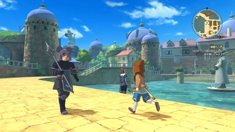 Imagen de Ni no Kuni II: El Renacer de un Reino presenta múltiples gameplays