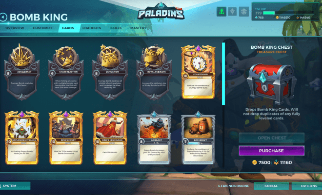 Paladins card chest
