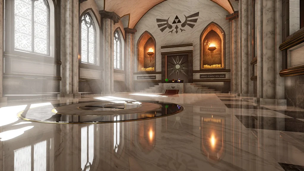 Zelda Ocarina of Time Templo del Tiempo Unreal Engine