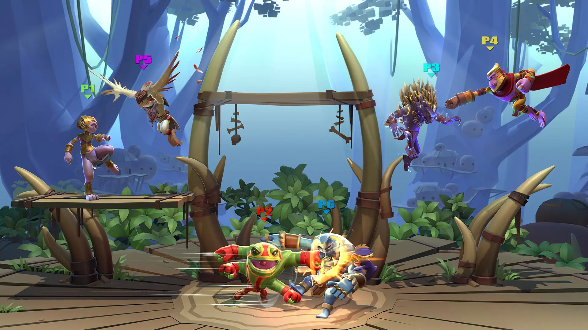 Imagen de Merge Games anuncia versión física de Brawlout en Nintendo Switch