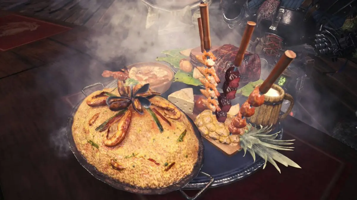 Imagen de Recrean una deliciosa comida de Monster Hunter: World en la vida real