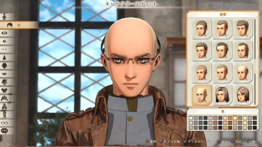 Imagen de Muestran al detalle el creador de personajes en Attack on Titan 2