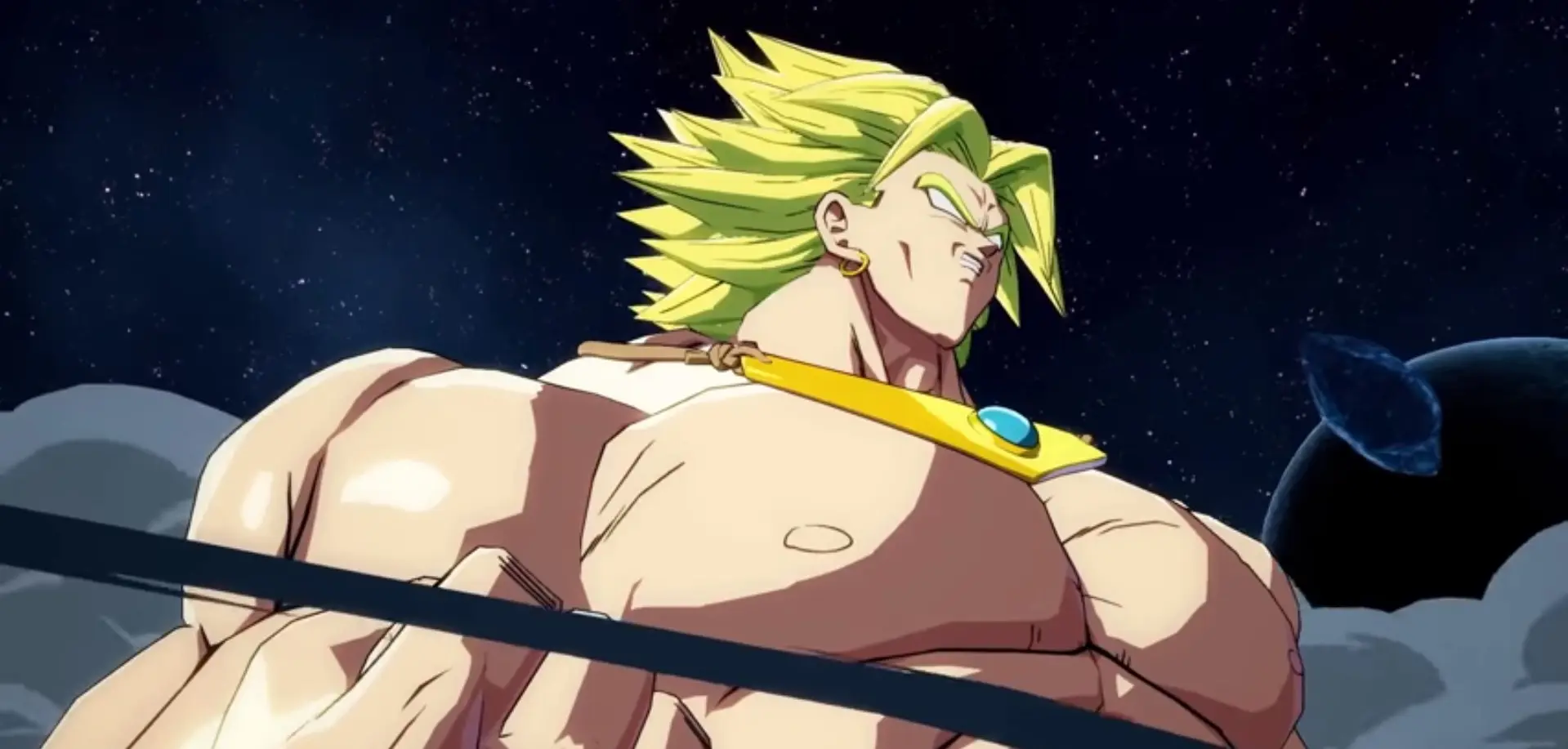Imagen de Dragon Ball FighterZ muestra dos gameplays de Bardock y Broly