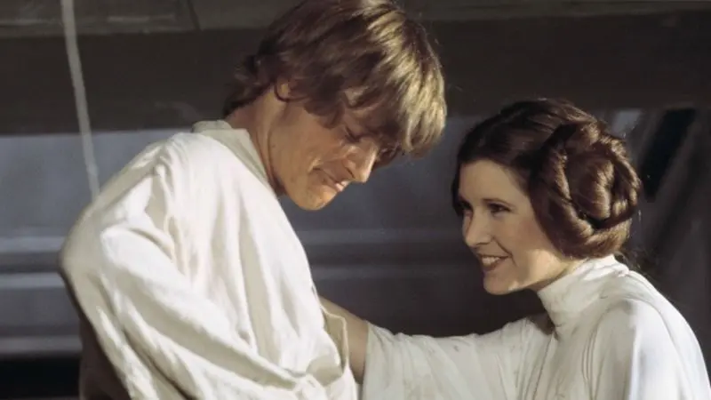 Imagen de Mark Hamill es incapaz de ver su última escena con Carrie Fisher en Star Wars