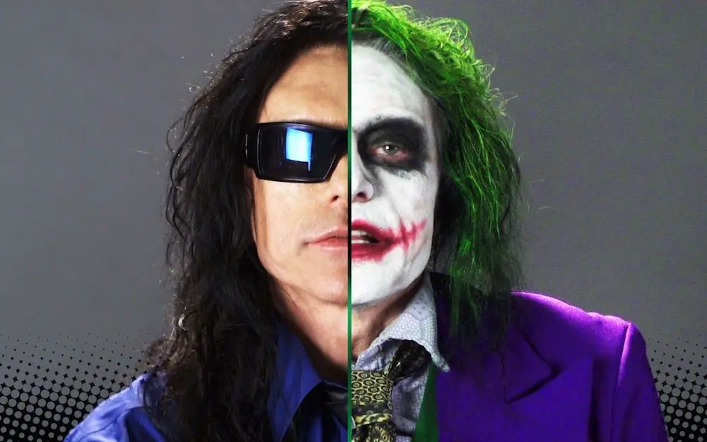 Imagen de Tommy Wiseau muestra su divertida audición interpretando a El Joker