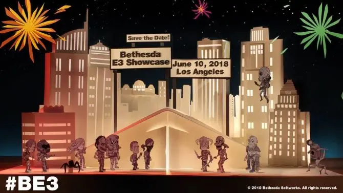 Imagen de Bethesda confirma la fecha y la hora de su conferencia para el E3 2018