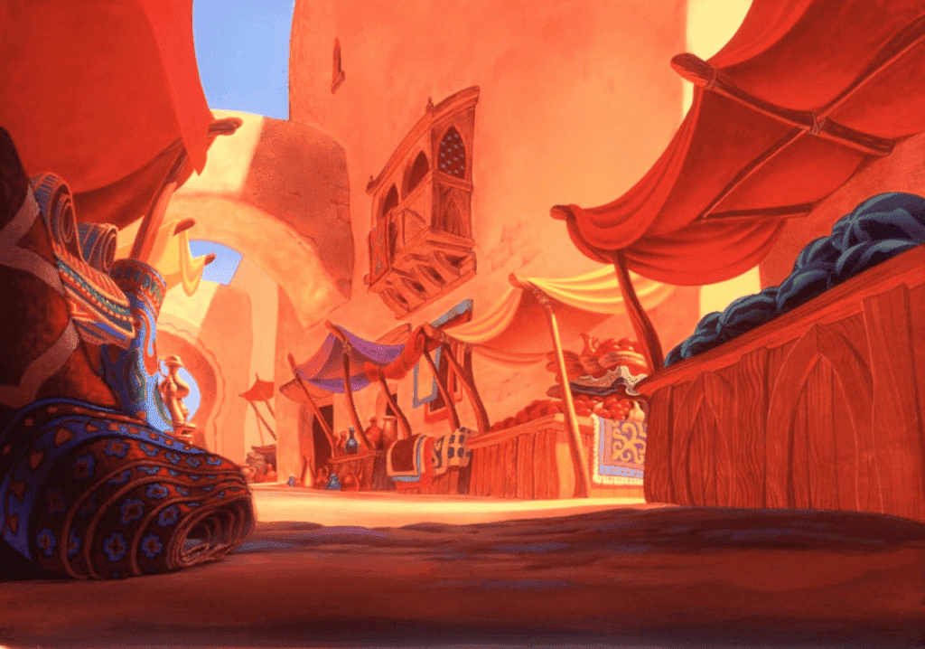 Aladdin Marketplace Concept Art 1