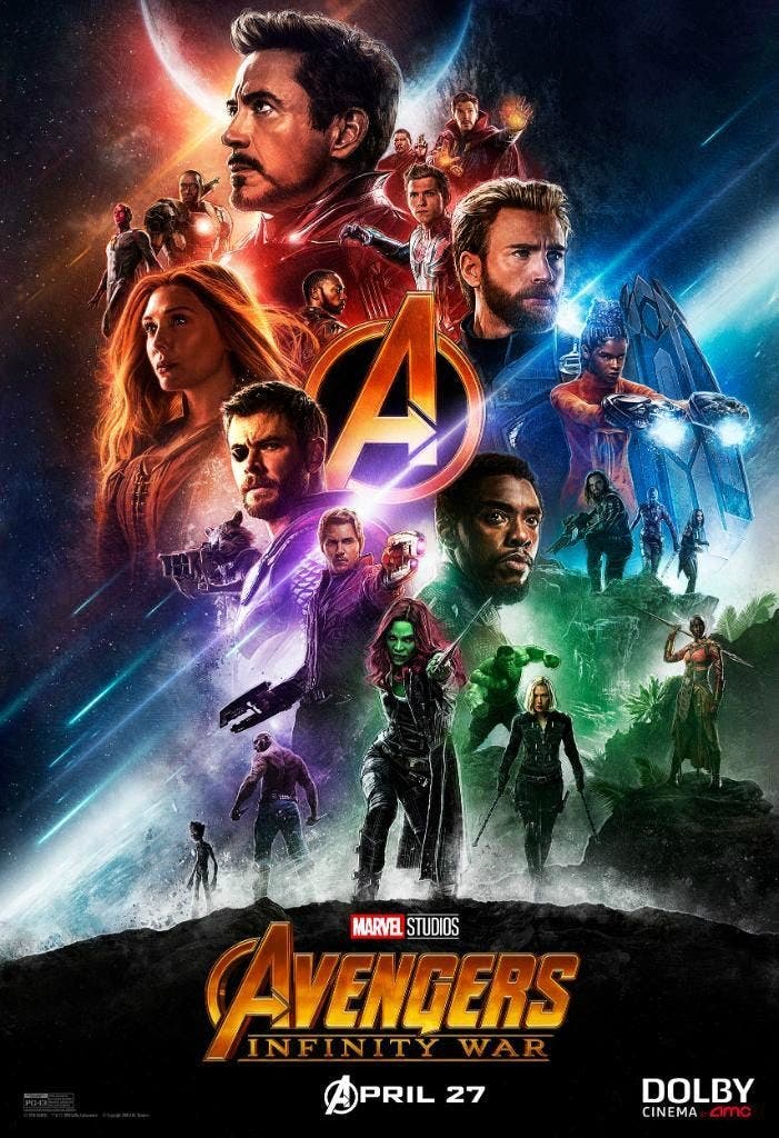 Avengers Infinity War RealD3D Poster 1