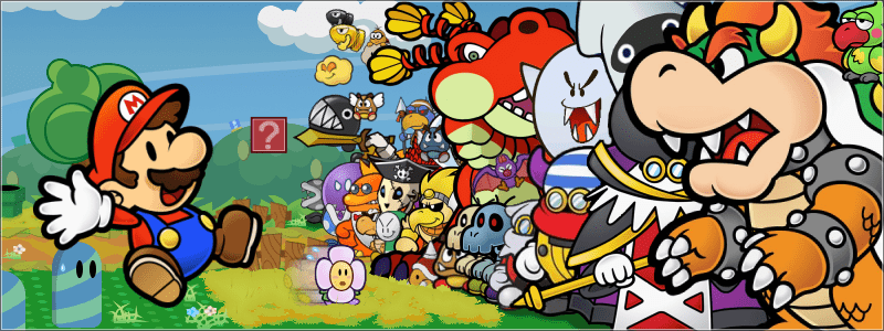 Imagen de Un usuario descubre un menú secreto en el clásico Paper Mario: La Puerta Milenaria