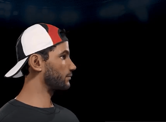 Imagen de Se muestra en vídeo el editor de personajes de AO International Tennis