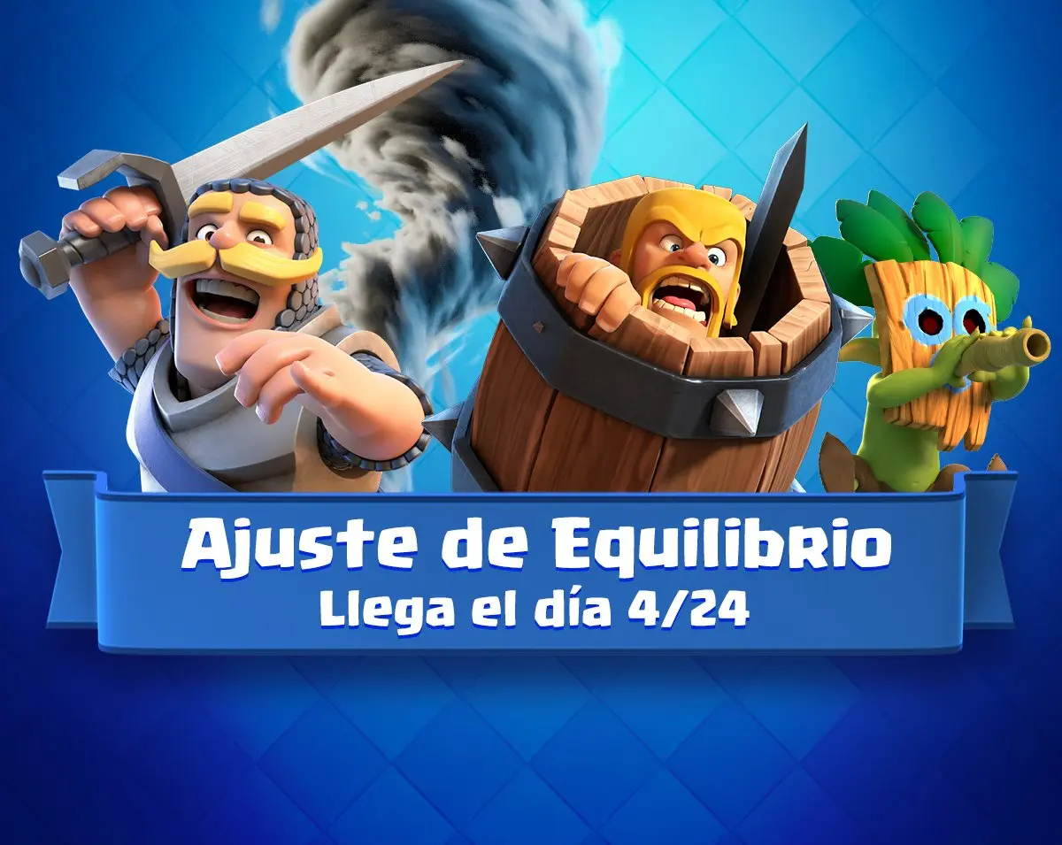 Imagen de Este es el balance de cartas que llegará el día 24 de abril a Clash Royale