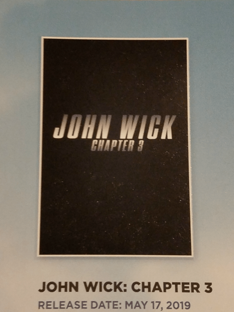 john wick 3 promo poster