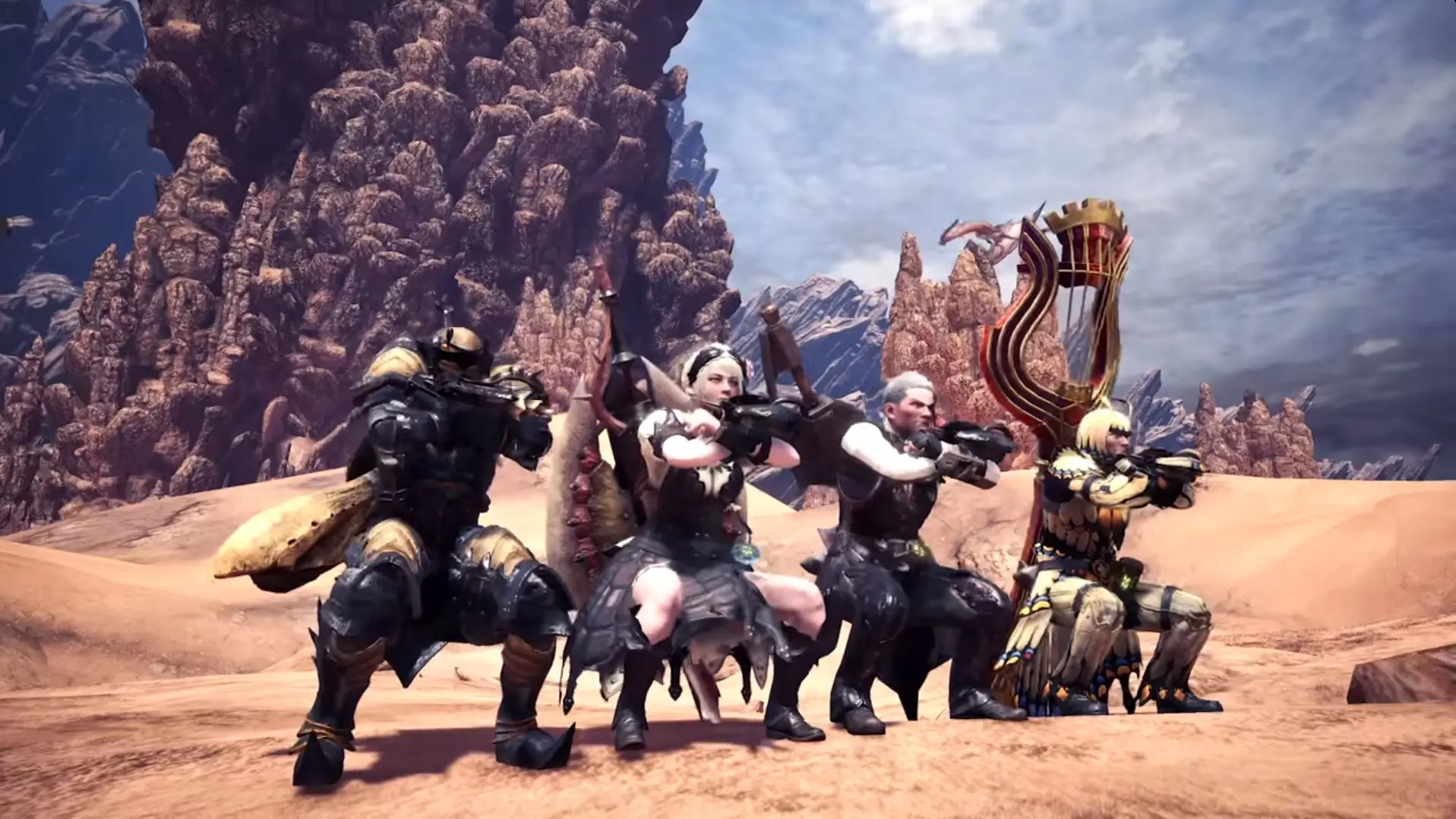 Imagen de Descubre los nuevos bailes, equipo y comidas en Monster Hunter: World