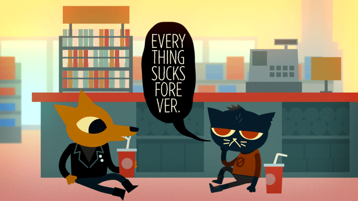 night in the woods mae