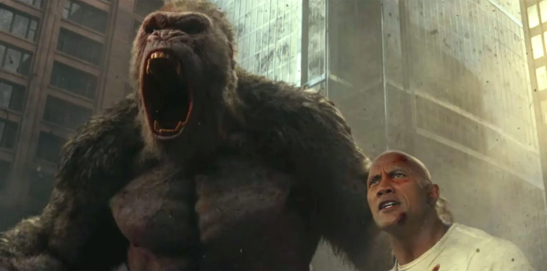 Imagen de Proyecto Rampage es la adaptación de un videojuego mejor situada en Rotten Tomatoes