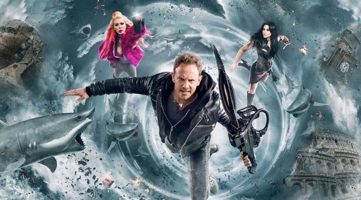 Imagen de Nazis, tiburones, y viajes en el tiempo se combinan en el tráiler de Sharknado 6