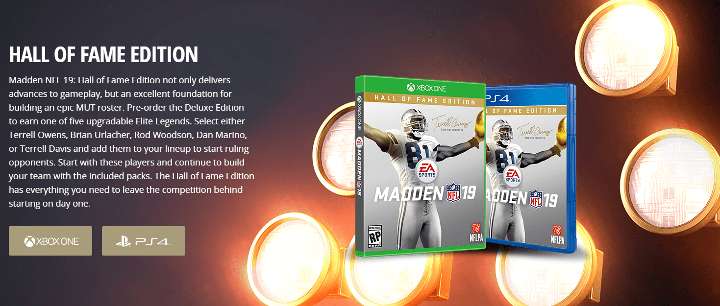 madden hall of fame
