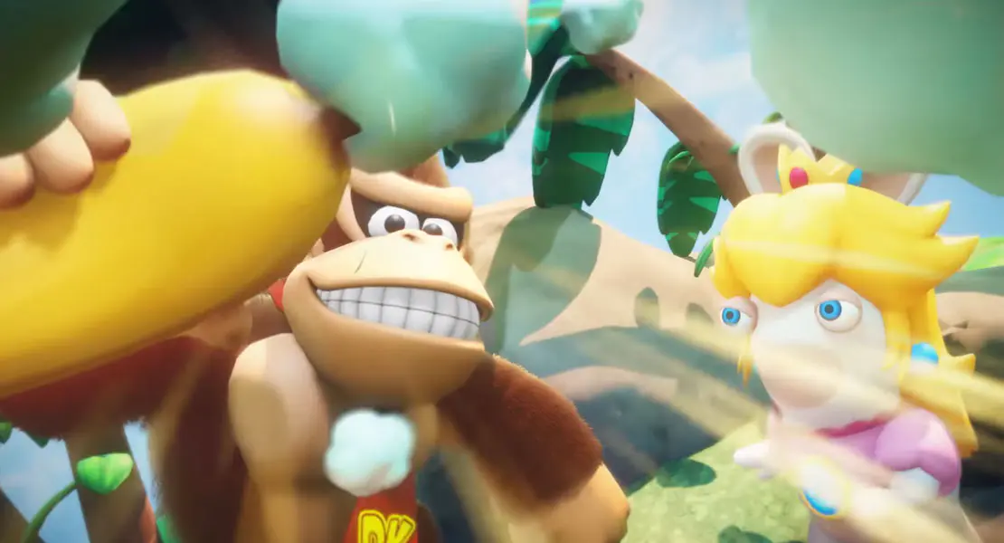 donkey kong mario + rabbids