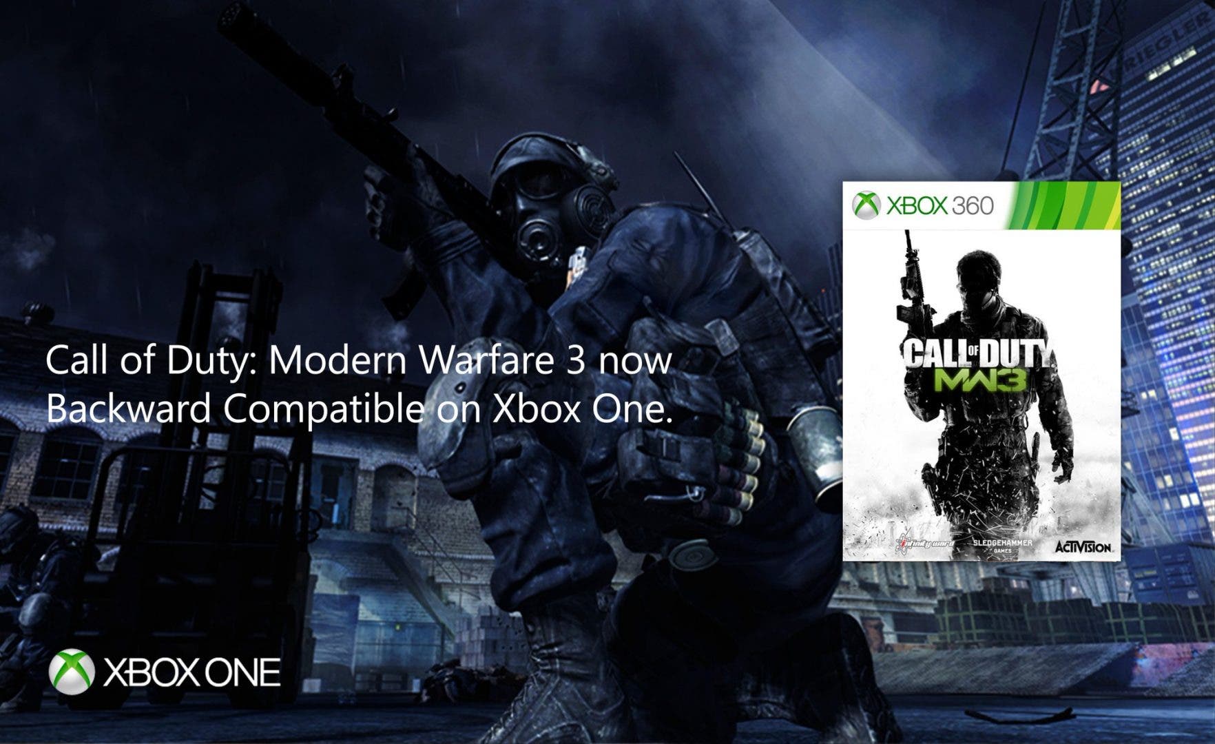 Residente aceptar Queja Call of Duty: Modern Warfare 3 ya es retro-compatible en Xbox One