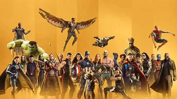 Imagen de Marvel Studios se pasa al dorado para celebrar su décimo aniversario