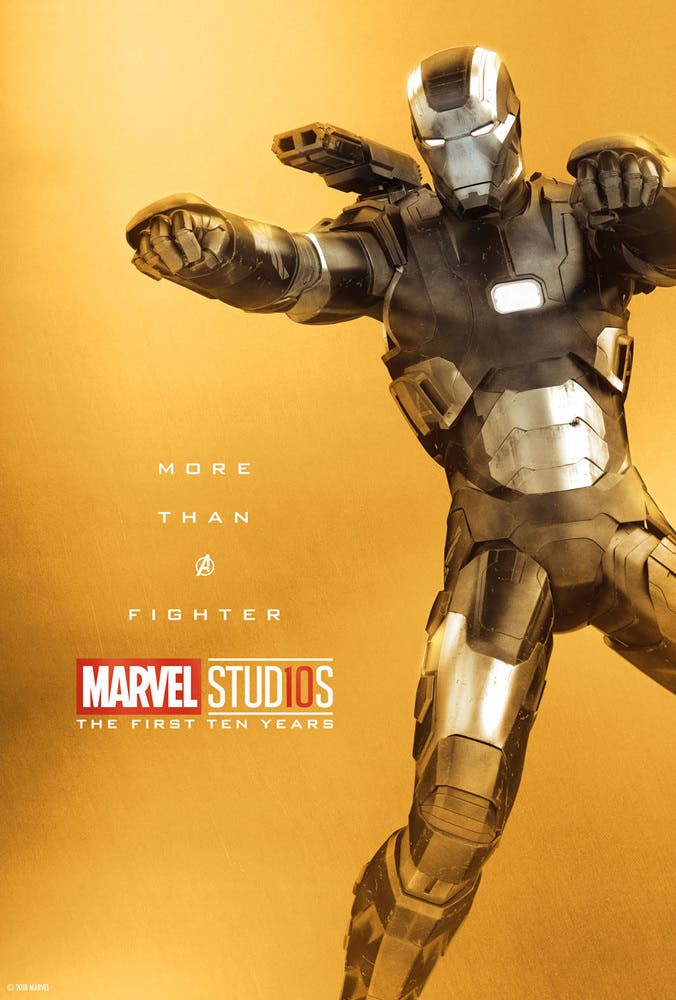 metodología en el medio de la nada pedazo Marvel Studios se pasa al dorado para celebrar su décimo aniversario