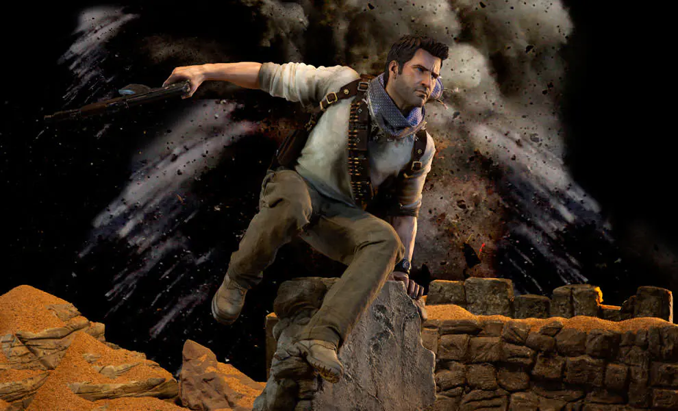 Imagen de Análisis de Nathan Drake Premium Format de Sideshow Collectibles