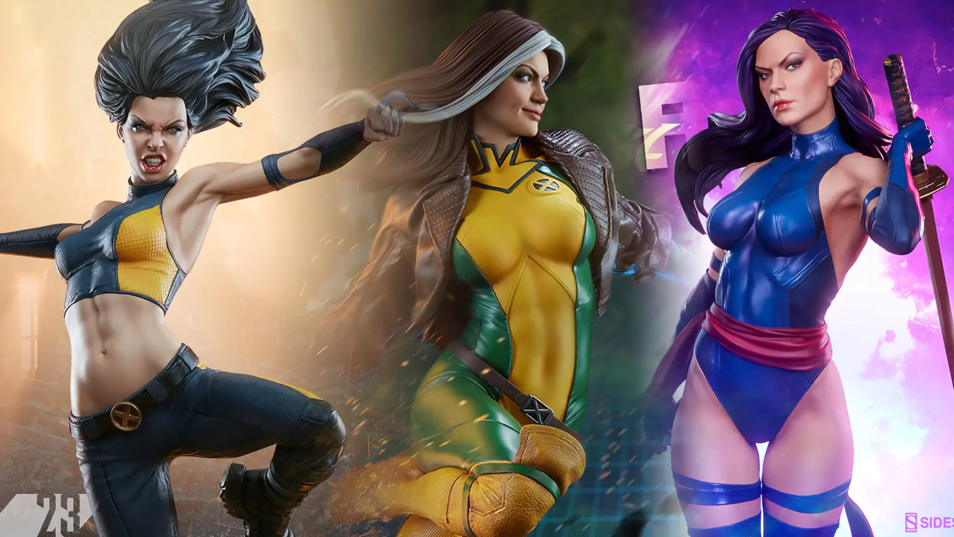 Imagen de Tres poderosas mujeres de Marvel recreadas por Sideshow Collectibles se dejan ver por primera vez
