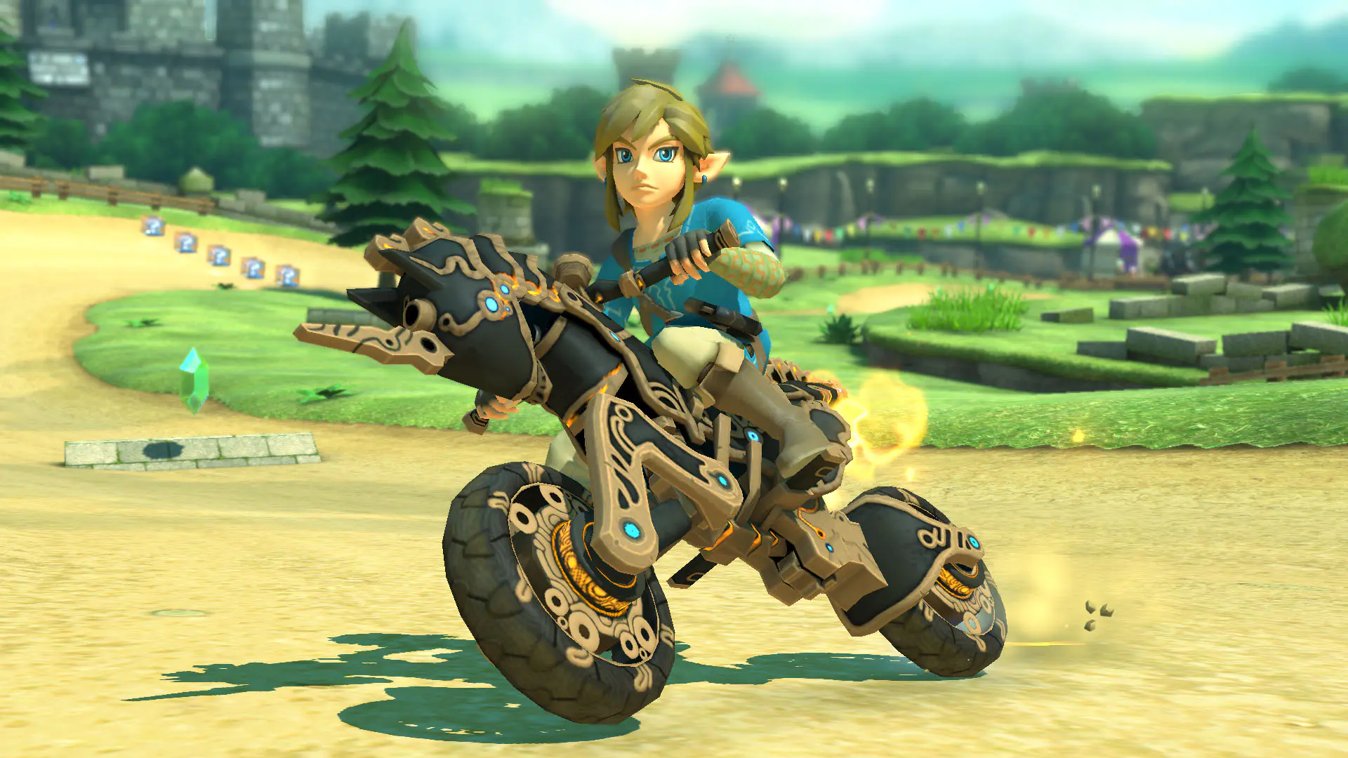 Imagen de Nuevo contenido de Zelda: Breath of the Wild llega a Mario Kart 8 Deluxe con su última actualización