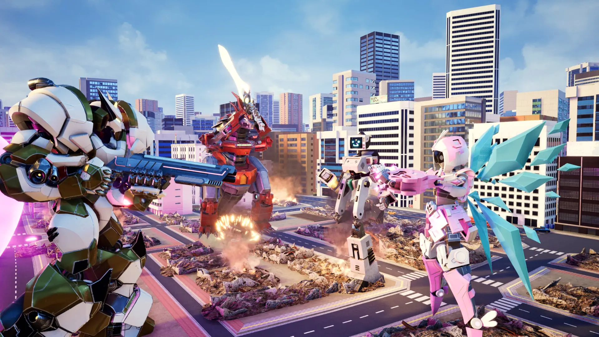 Imagen de Override: Mech City Brawl llegará a finales de año para PS4, Xbox One y PC