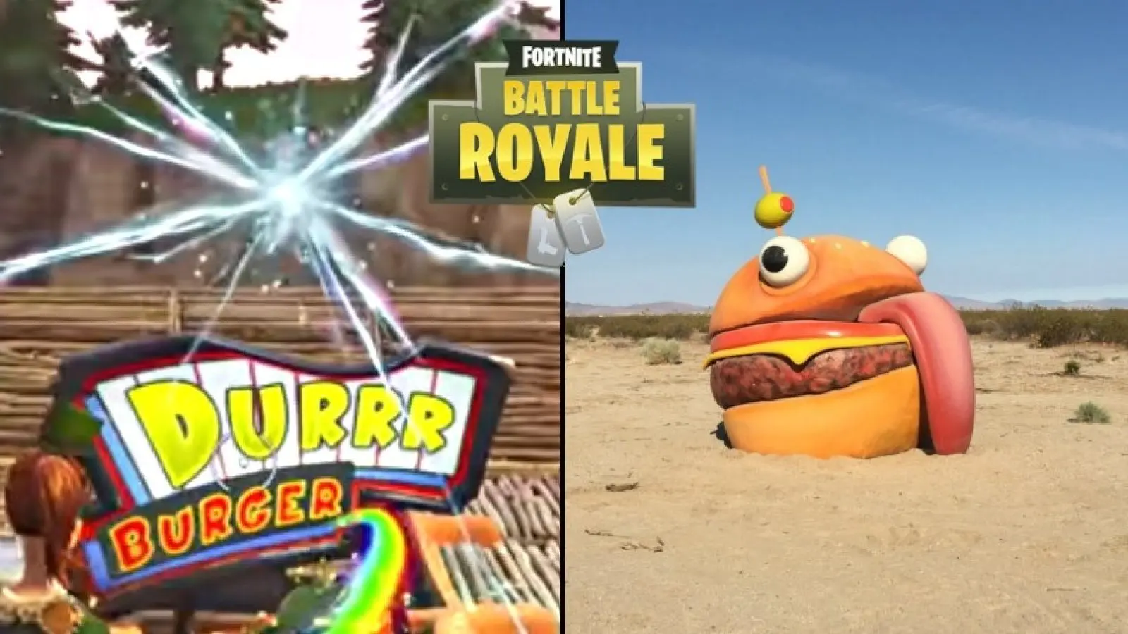 Imagen de Durrr Burguer desaparece de Fortnite y aparece en la vida real