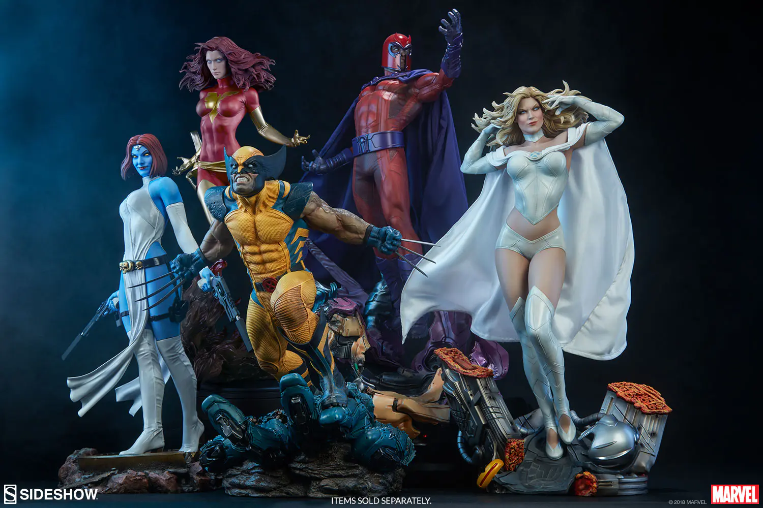 exmarvel emma frost premium format figure sideshow 300688 28