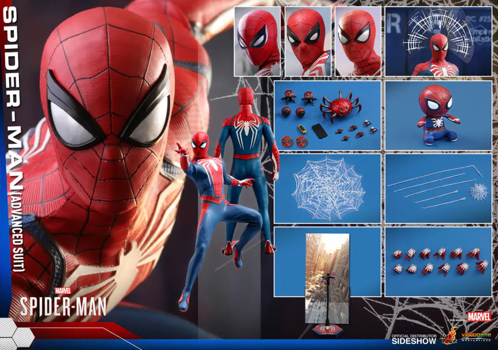marvel spider man advanced suit sixth scale figure hot toys 903735 15