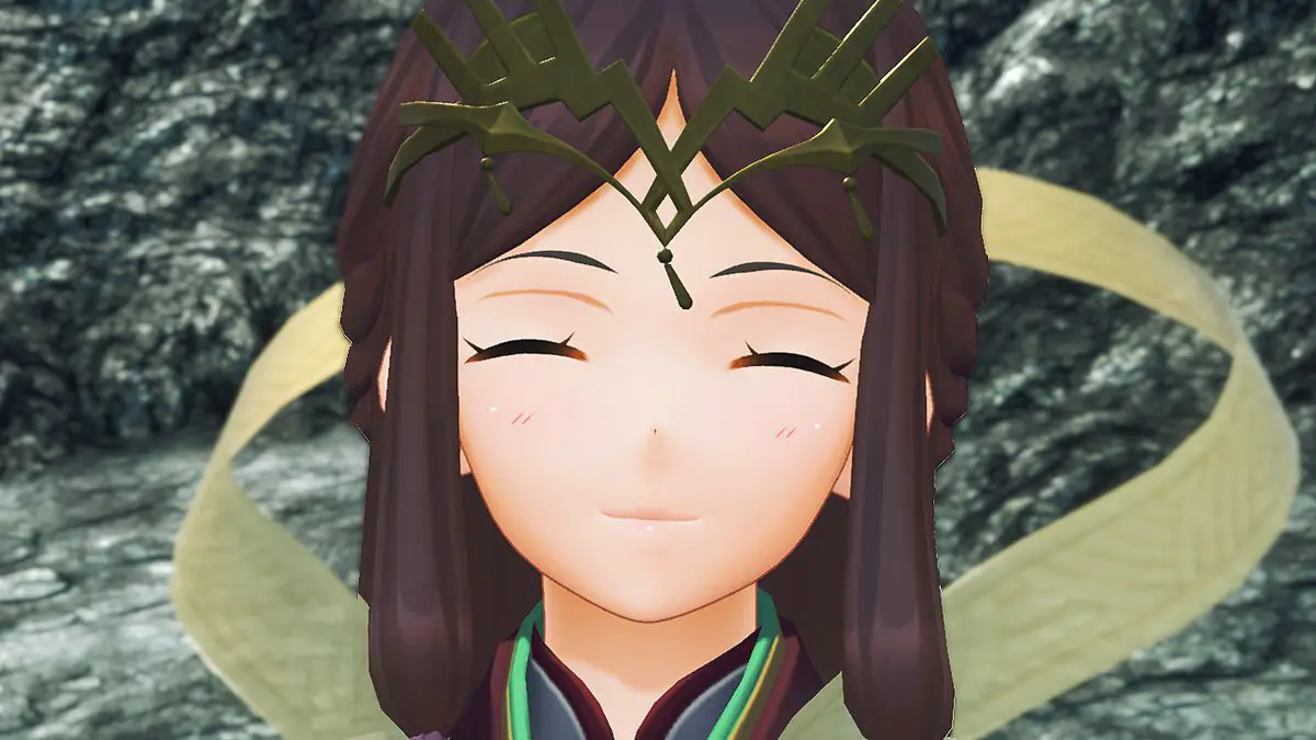 Imagen de El nuevo Blade para el DLC de Xenoblade Chronicles 2 se muestra en varias capturas y un artwork