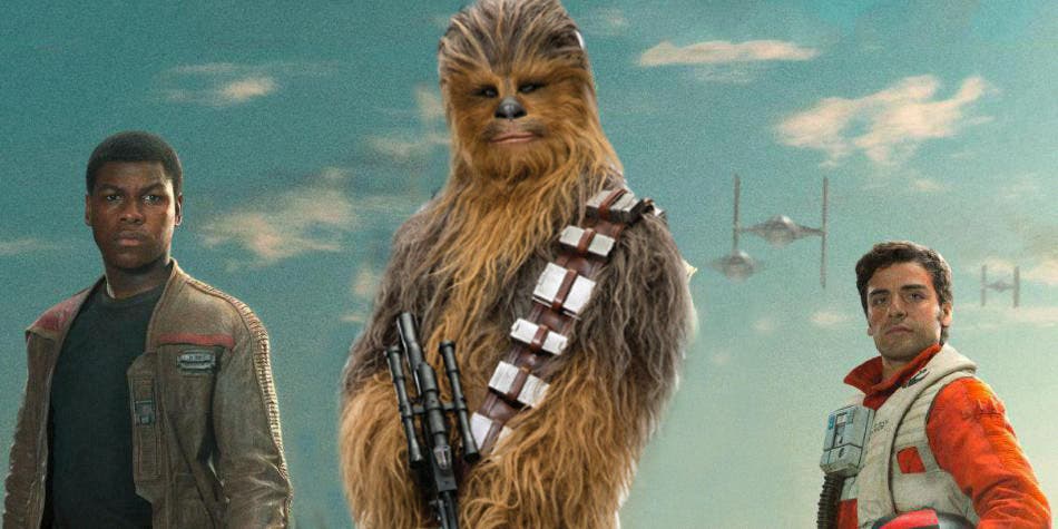 Imagen de Finn, Poe y Chewbacca brillan en el rodaje de Star Wars: Episodio IX