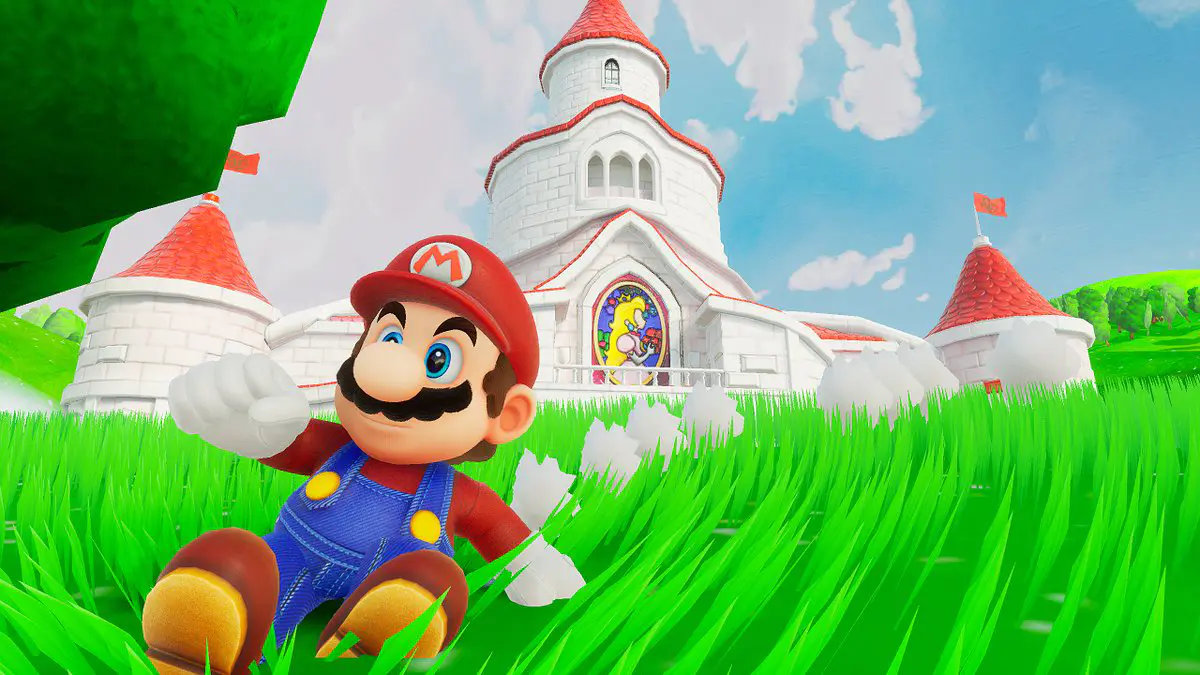 Imagen de Un fan recrea la introducción de Super Mario 64 en Unreal Engine 4