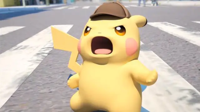 Imagen de Luces de neón para el logotipo oficial de Detective Pikachu