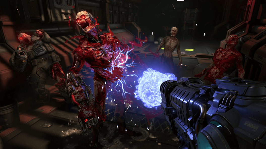 Imagen de Doom Eternal se luce en un gameplay de Stadia, la nueva plataforma de Google