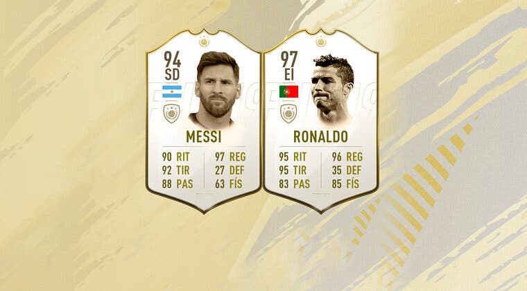 Imagen de Así serían los Iconos de Cristiano Ronaldo y Messi en los futuros FIFA