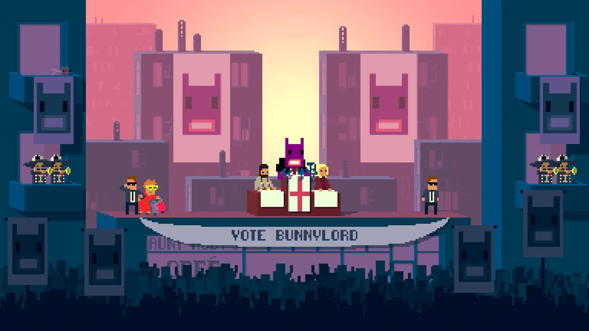 Imagen de Not A Hero, de Roll7, ya está disponible para Nintendo Switch