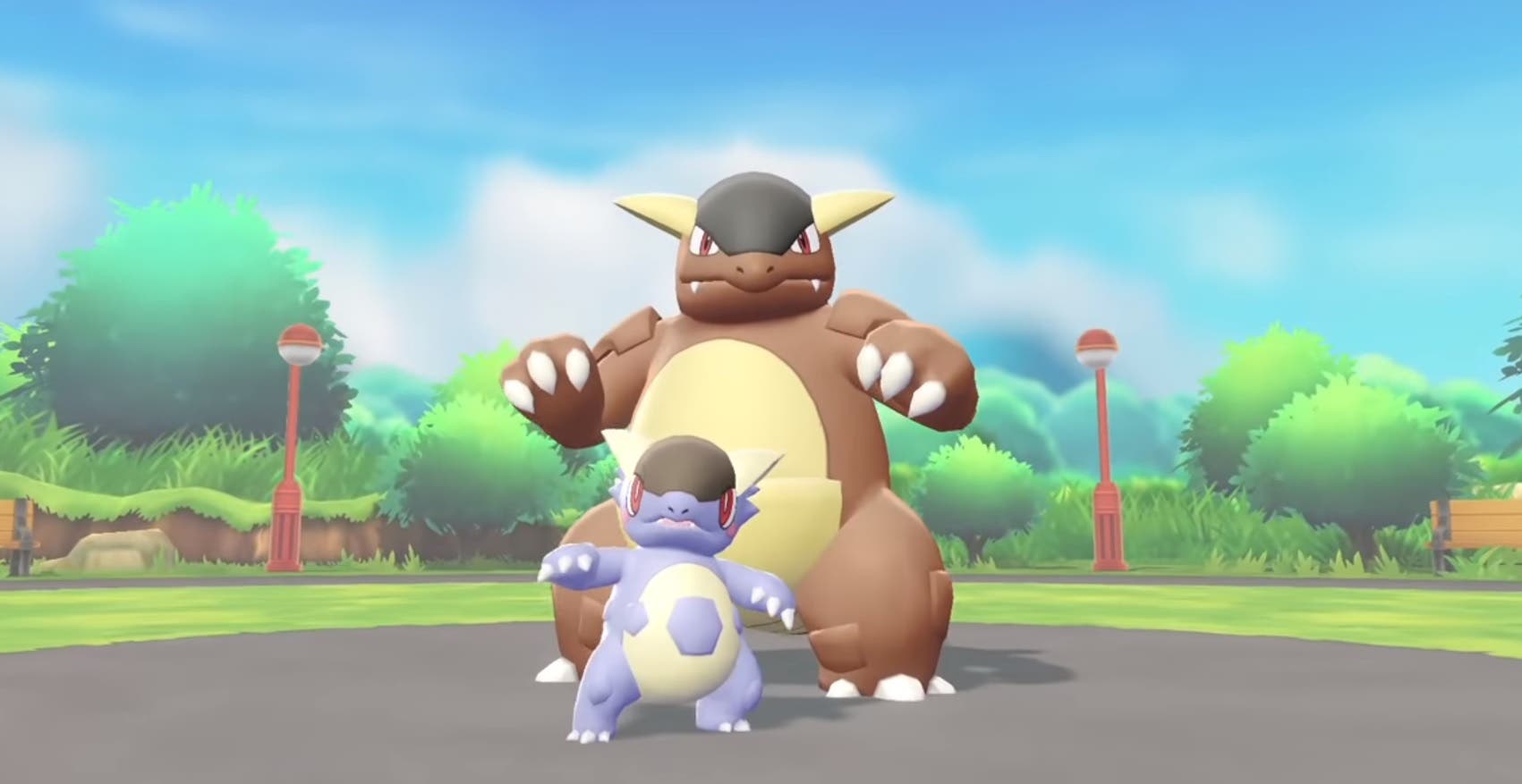 Imagen de Pokémon: Let’s Go, Pikachu! / Eevee! muestra dos Megaevoluciones en vídeo